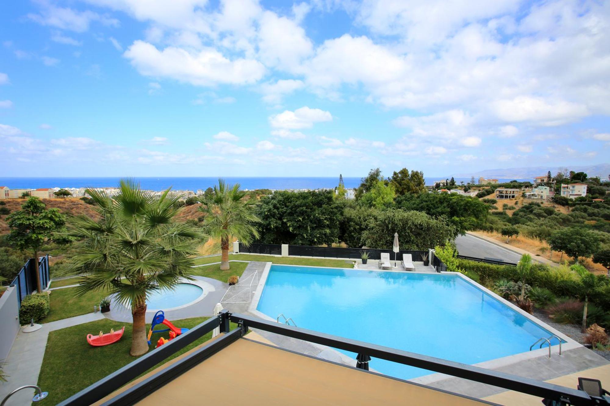 Orama Luxury Villa 4 Bedrooms With Private Pool Khersónisos Eksteriør bilde